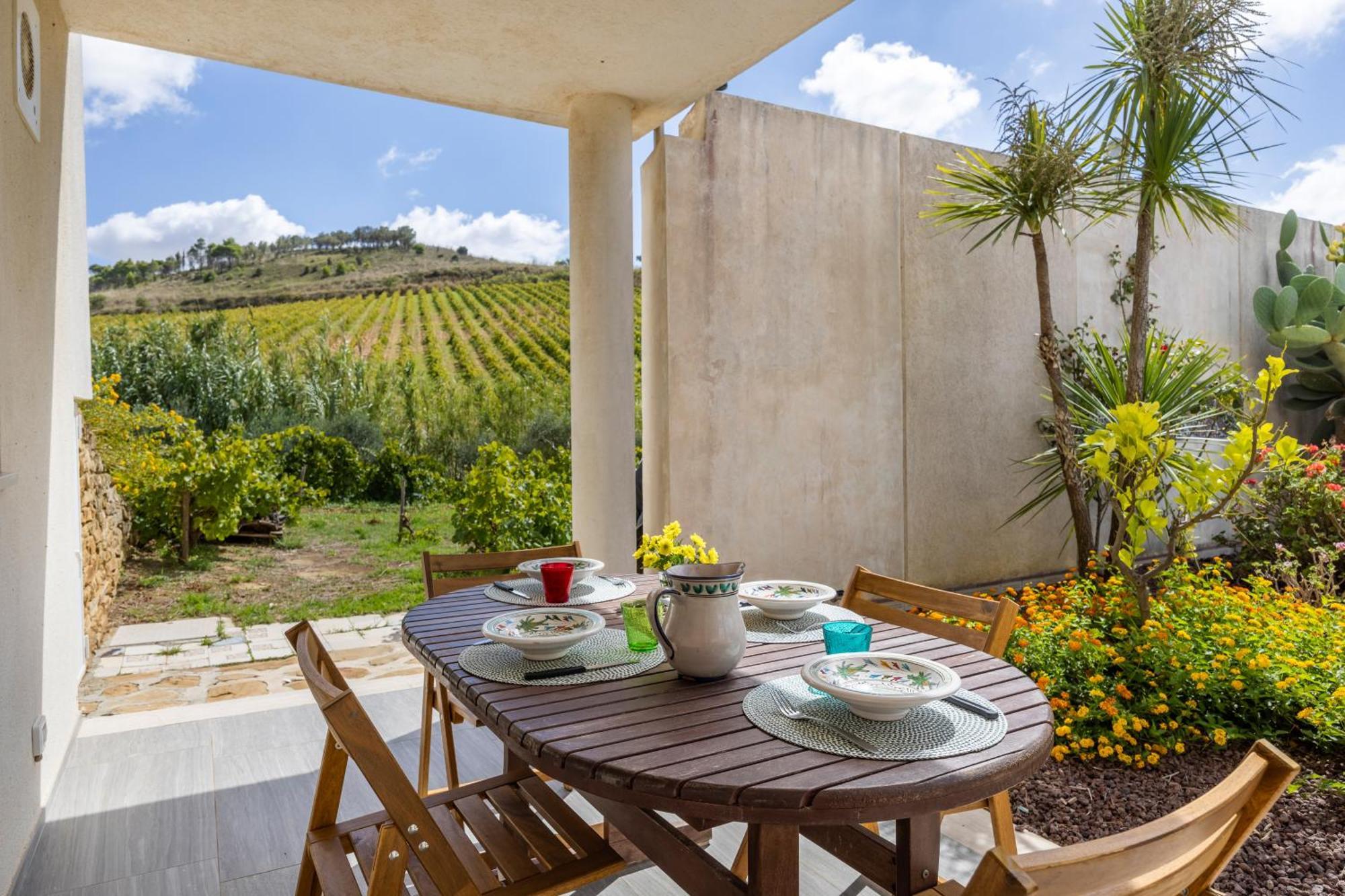 Villa Bonifato Vista Sulle Campagne E Sul Mare Siciliano Cozy House Italy Алкамо Екстериор снимка